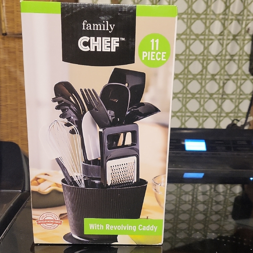 Black Kitchen Tools Set